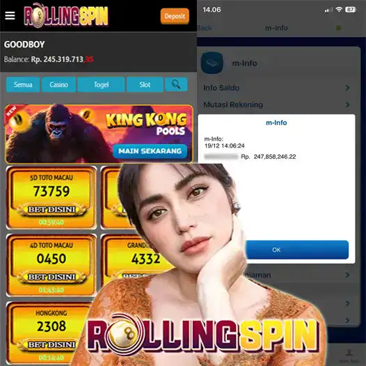ROLLINGSPIN: Situs IDN Toto Slot Gacor Deposit Pulsa Tanpa Potongan